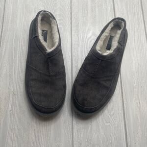 Koolaburra UGG Men's Grey Suede Graisen Slippers Size 10